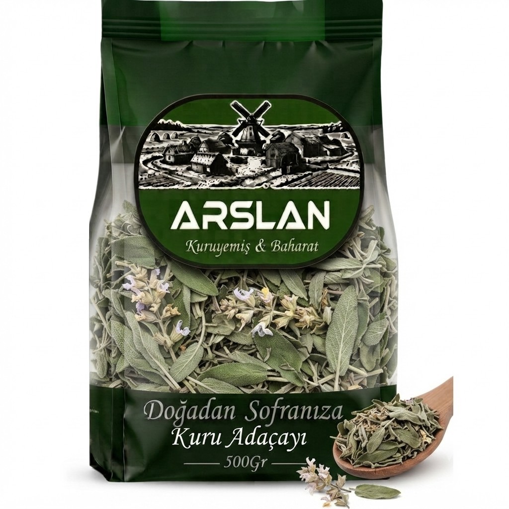 Arslan Adaçayı Yaprak 1Kg