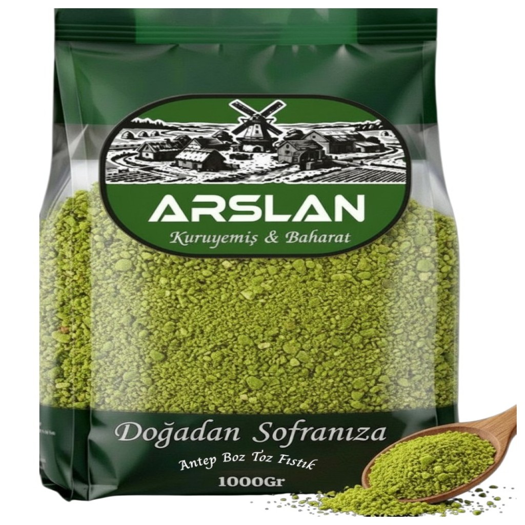 Arslan Antep Boz Toz Fıstık 1Kg
