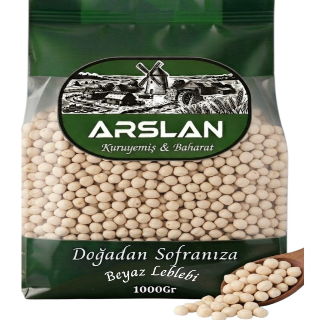 Arslan Beyaz Leblebi 1Kg