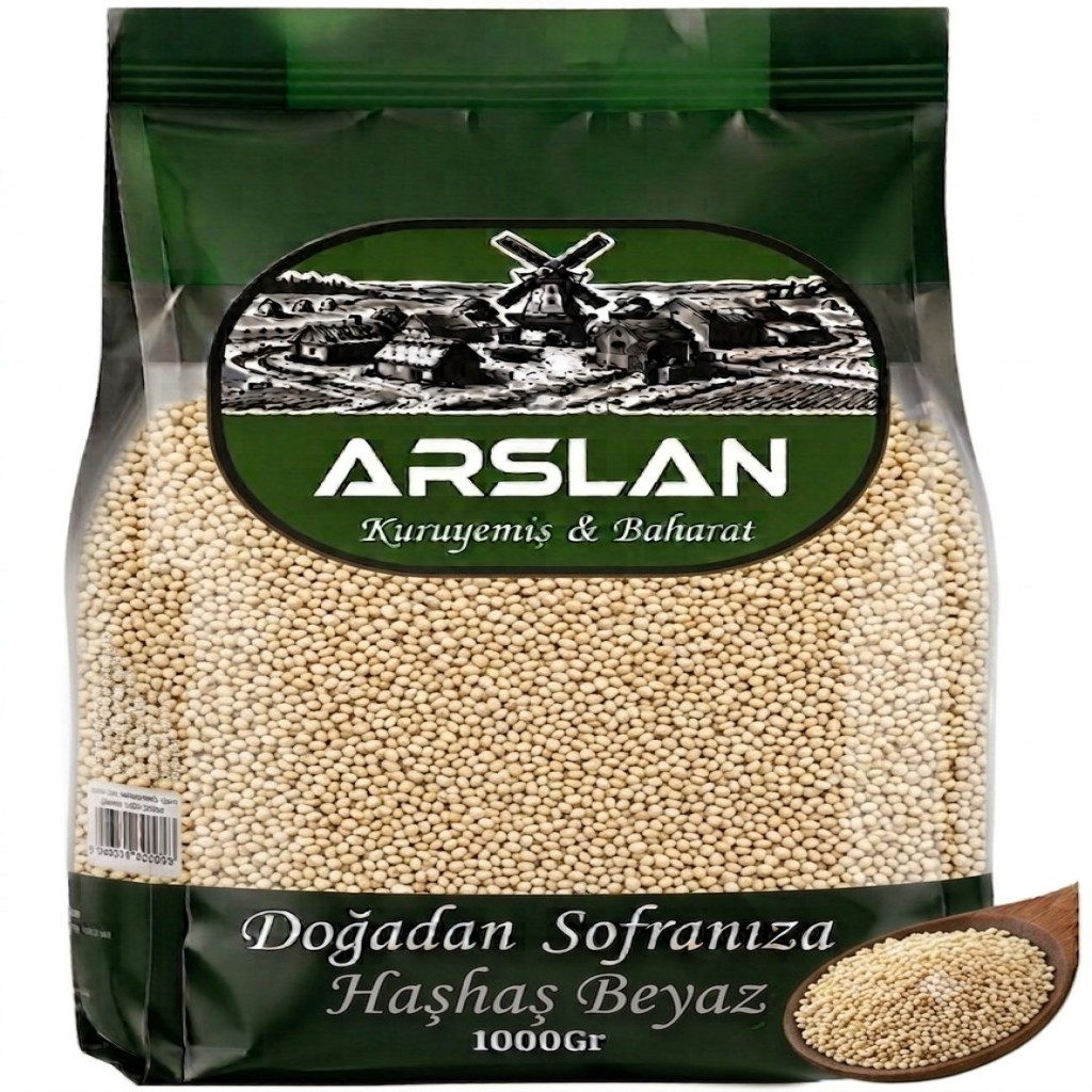 Arslan Haşhaş Beyaz 1Kg