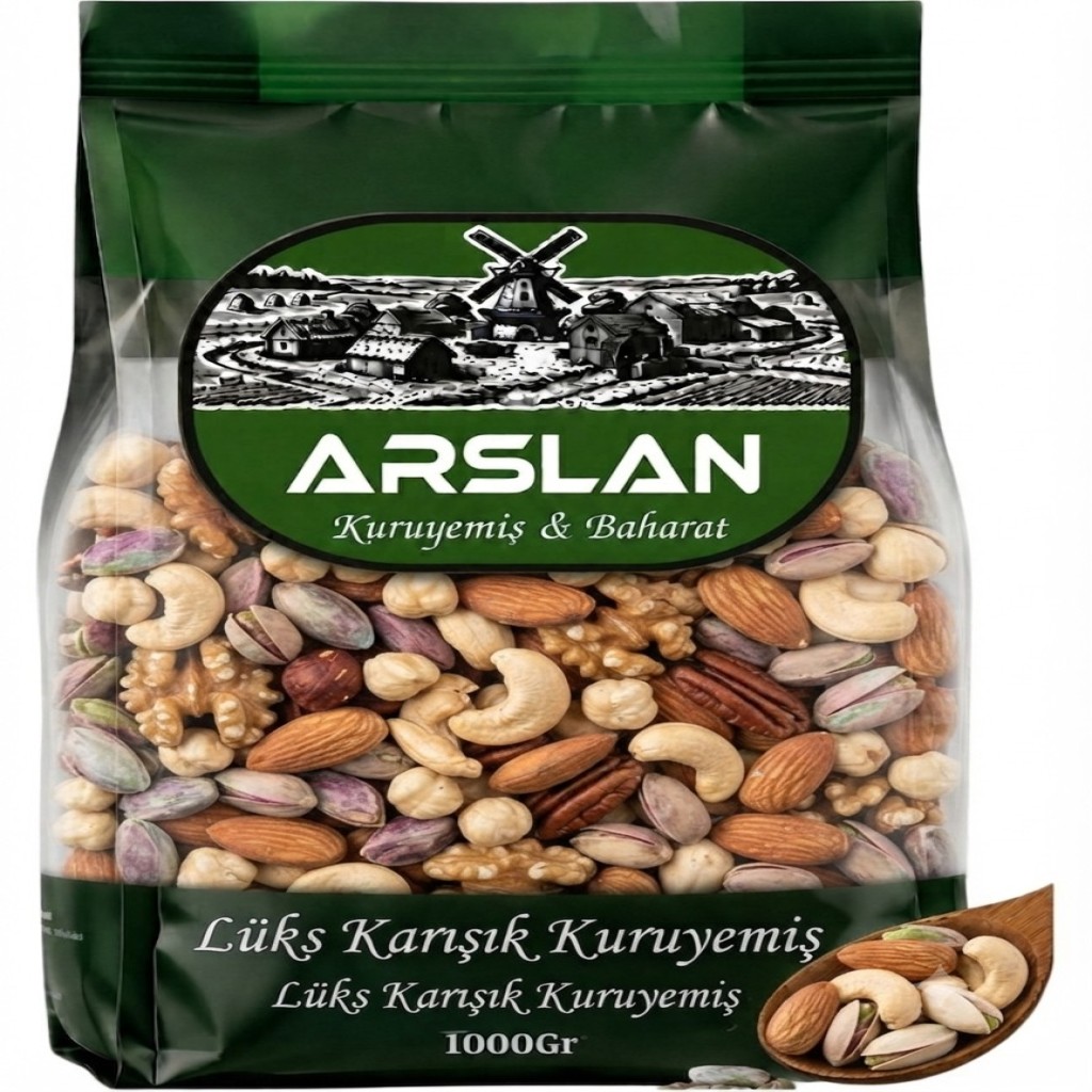 Arslan Karışık Kuruyemiş Lüx 1Kg