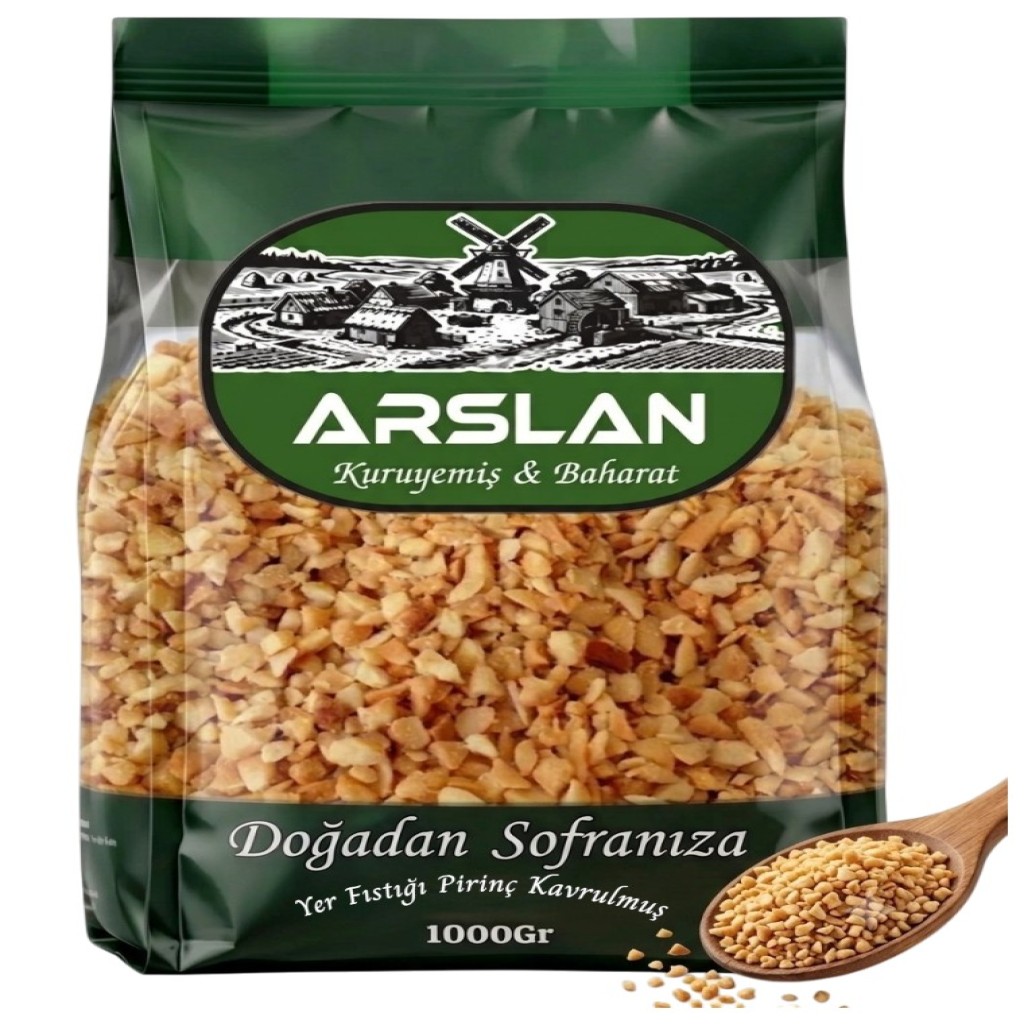 Arslan Yer Fıstığı Pirinç Kavrulmuş 1Kg