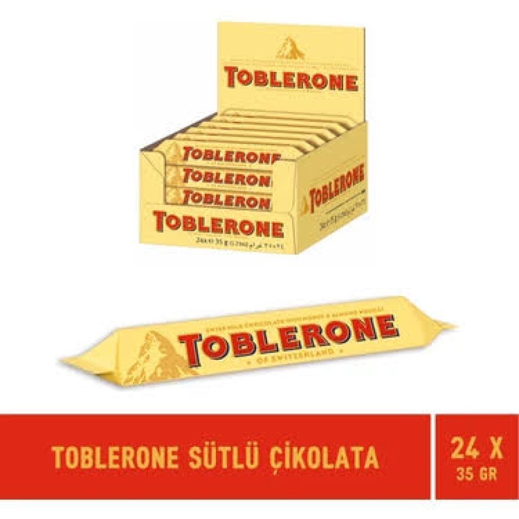 Toblerone Milk 35Gr*24-Adet